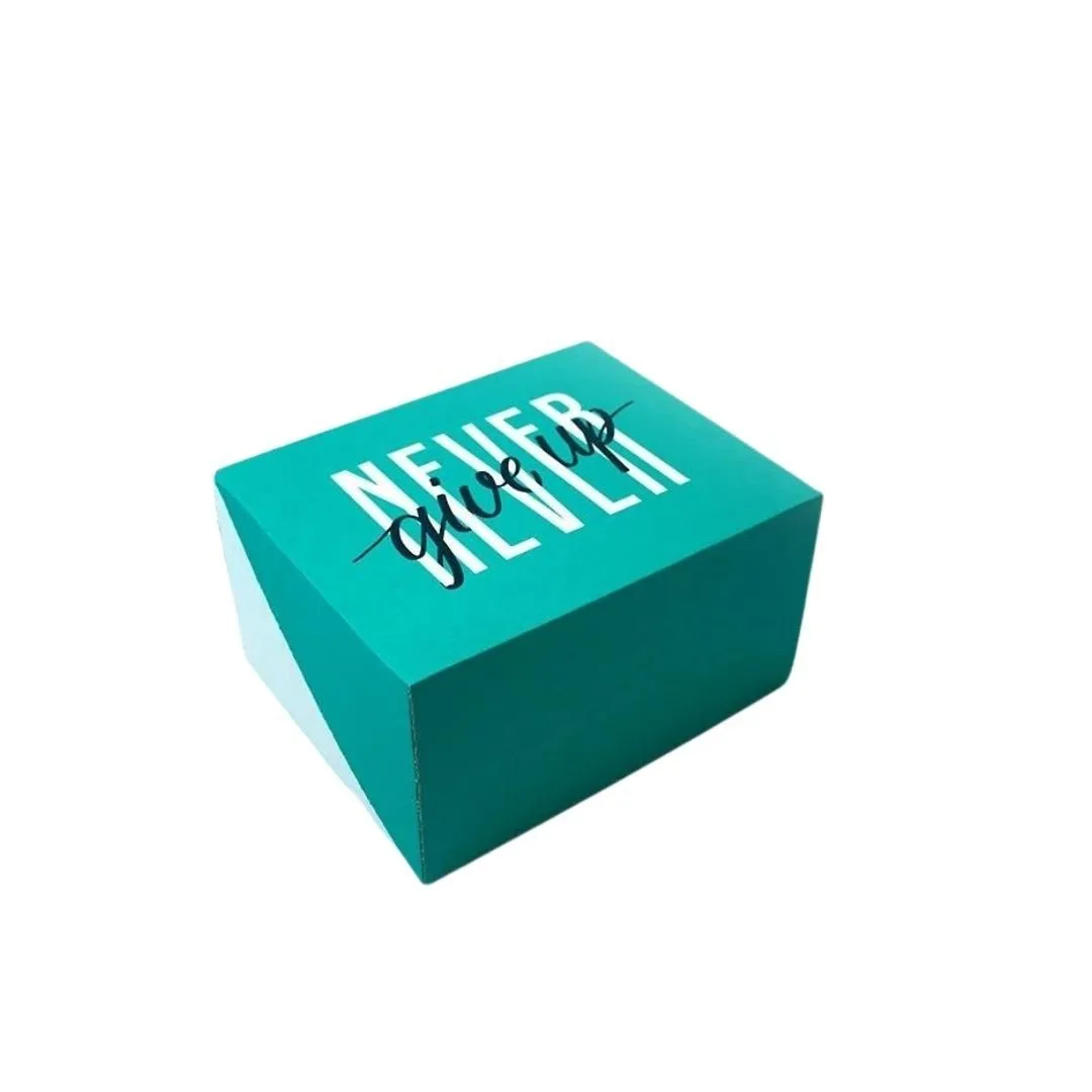 Never Give Up Motivasyon Kutusu 27,5x22x15 cm – 1 Adet