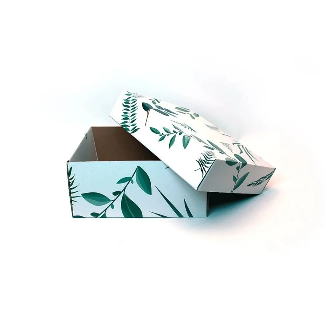 35,5x31x15,5 cm Çiçekli Hediye Kutusu – 1 Adet