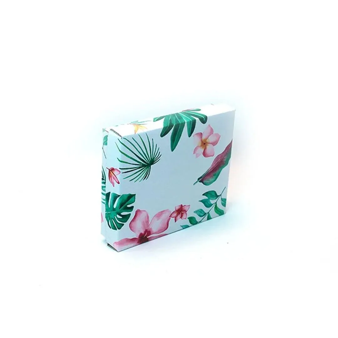 Renkli Çiçekli Hediye Kutusu 25,5x21x6 cm – 1 Adet