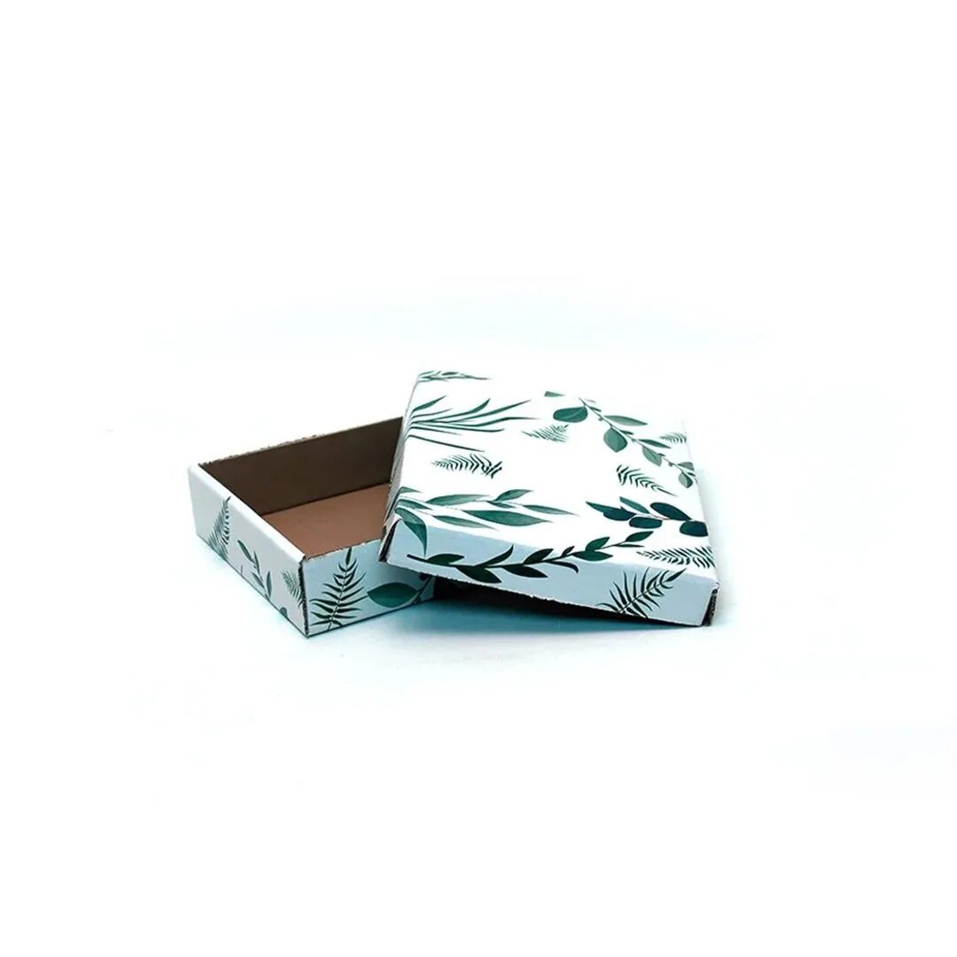 Çiçekli Hediye Kutusu 25,5x21x6 cm – 1 Adet