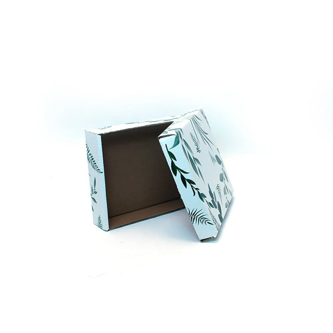 Çiçekli Hediye Kutusu 25,5x21x6 cm – 1 Adet