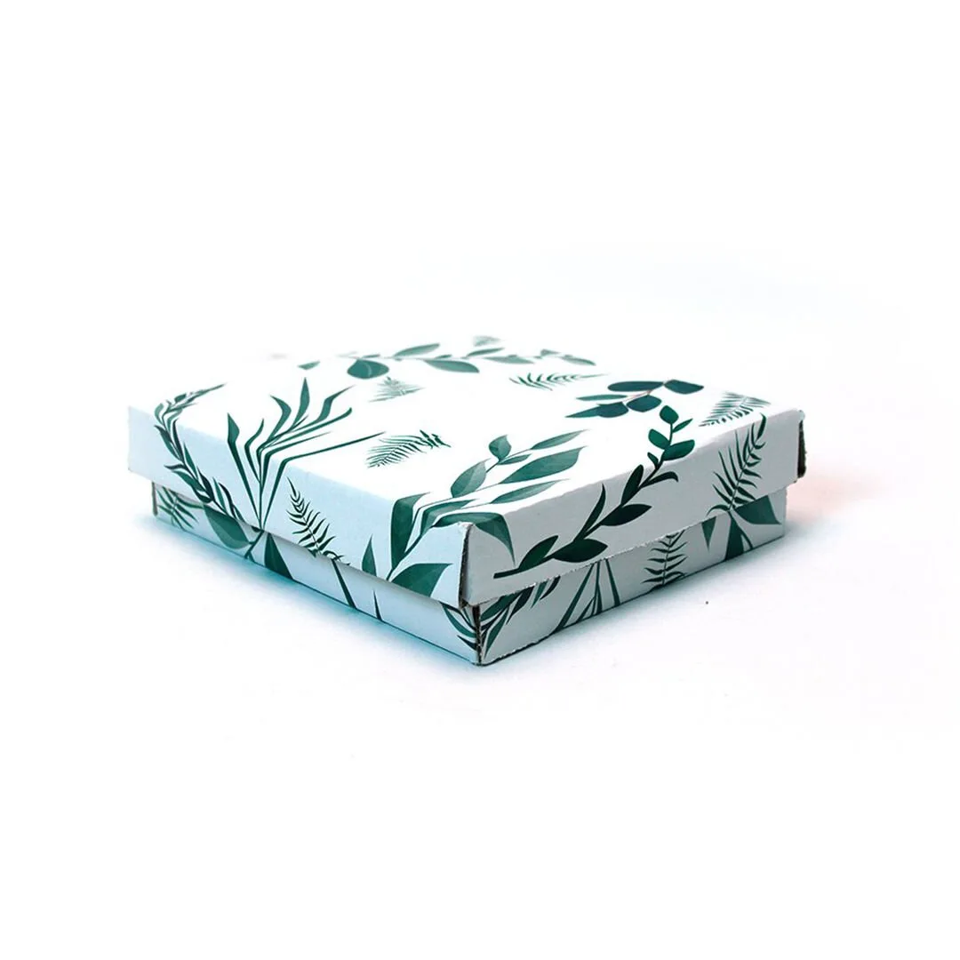 Çiçekli Hediye Kutusu 25,5x21x6 cm – 1 Adet